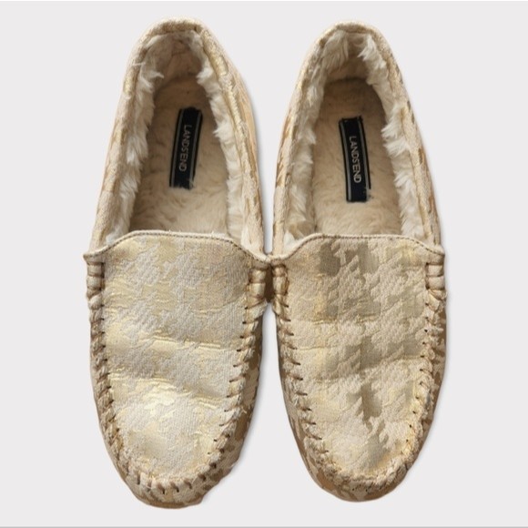 Lands' End Slide On Slippers 8 - Picture 2 of 6